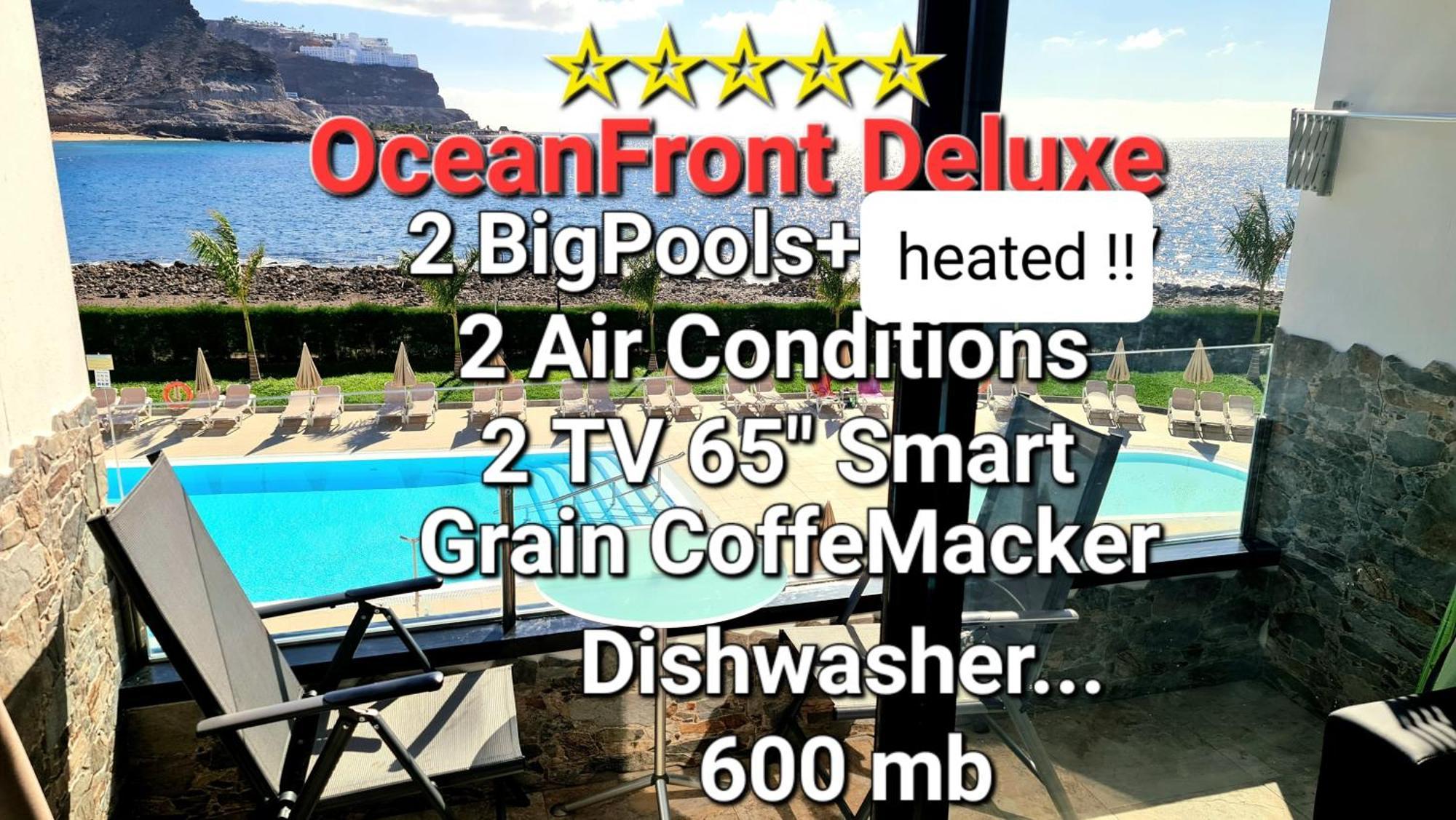 Oceanfront Deluxe-45M,Heated Pools,2Aircondition, 2Tv-65",Dishwasher,600Mb,Lift,Amadores View ! ปลายาเดลกูรา ภายนอก รูปภาพ